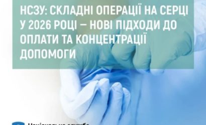 НСЗУ: складні операції на серці у 2026 році — нові підходи до оплати та концентрації допомоги